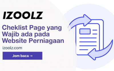 Cheklist Page yang Wajib ada pada Website Perniagaan